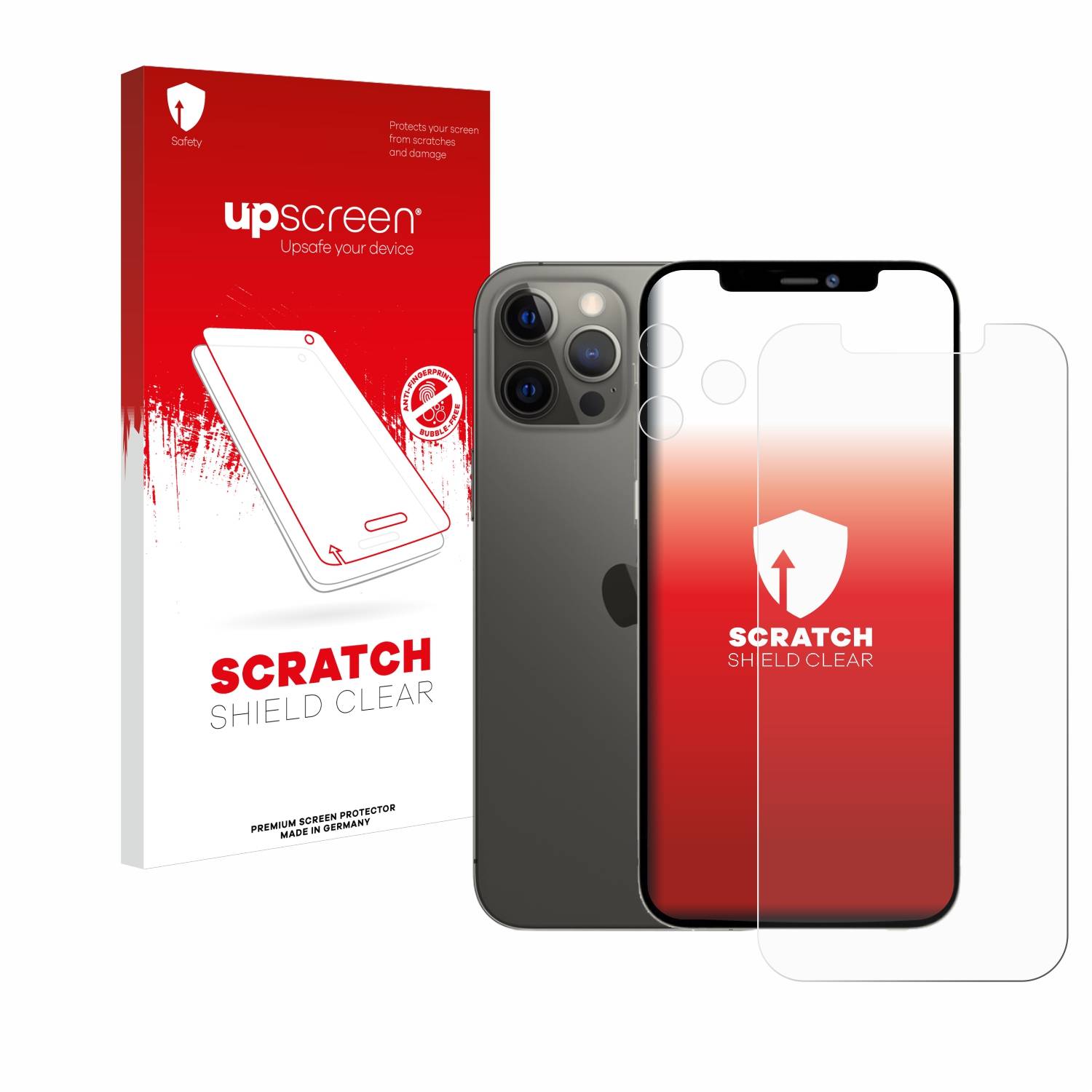 upscreen Scratch Shield Schutzfolie für Apple iPhone 12 Pro Max (Display+Kamera)