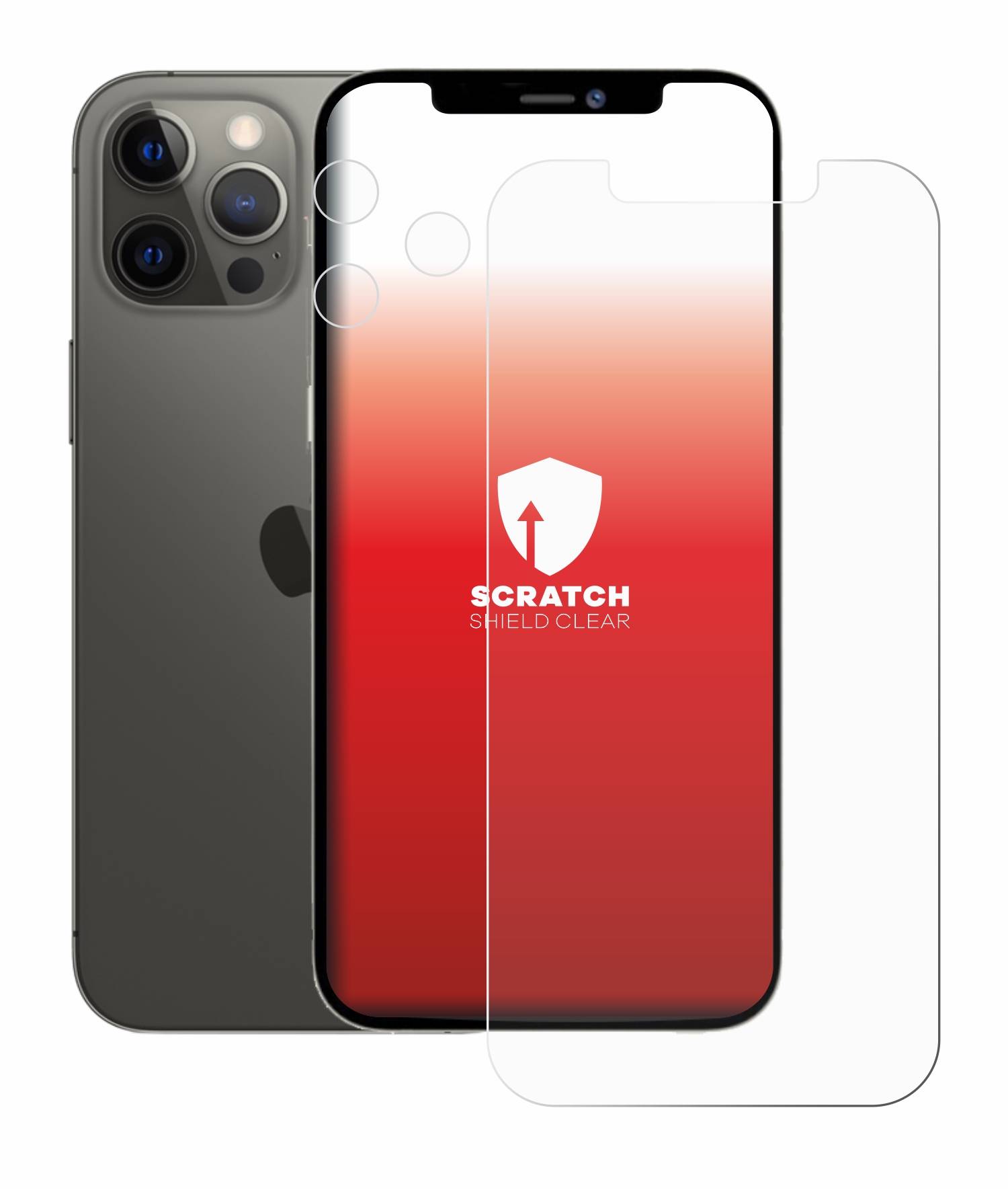 upscreen Scratch Shield Schutzfolie für Apple iPhone 12 Pro Max (Display+Kamera)