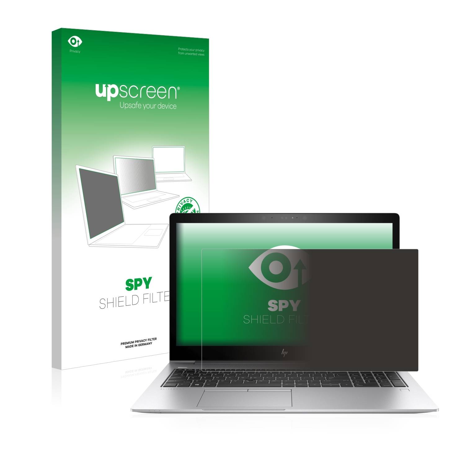 upscreen Blickschutzfilter für HP EliteBook 850 G5 Non-Touch Blaulichtfilter Sichtschutz Privacy Anti Spy abnehmbar