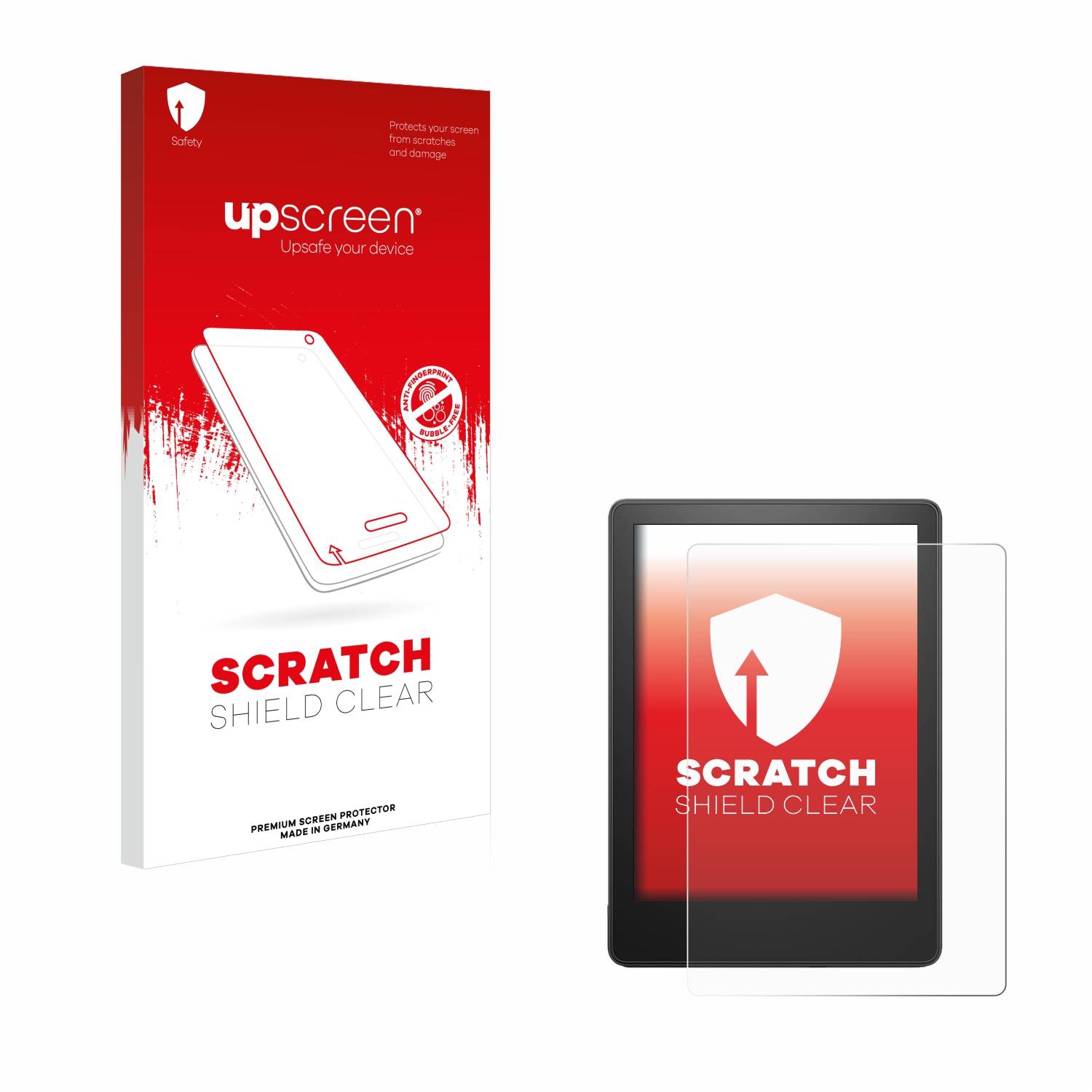 upscreen Schutzfolie für Amazon Kindle Paperwhite 2021 / 2023 Kratzschutz Anti-Fingerprint Klar