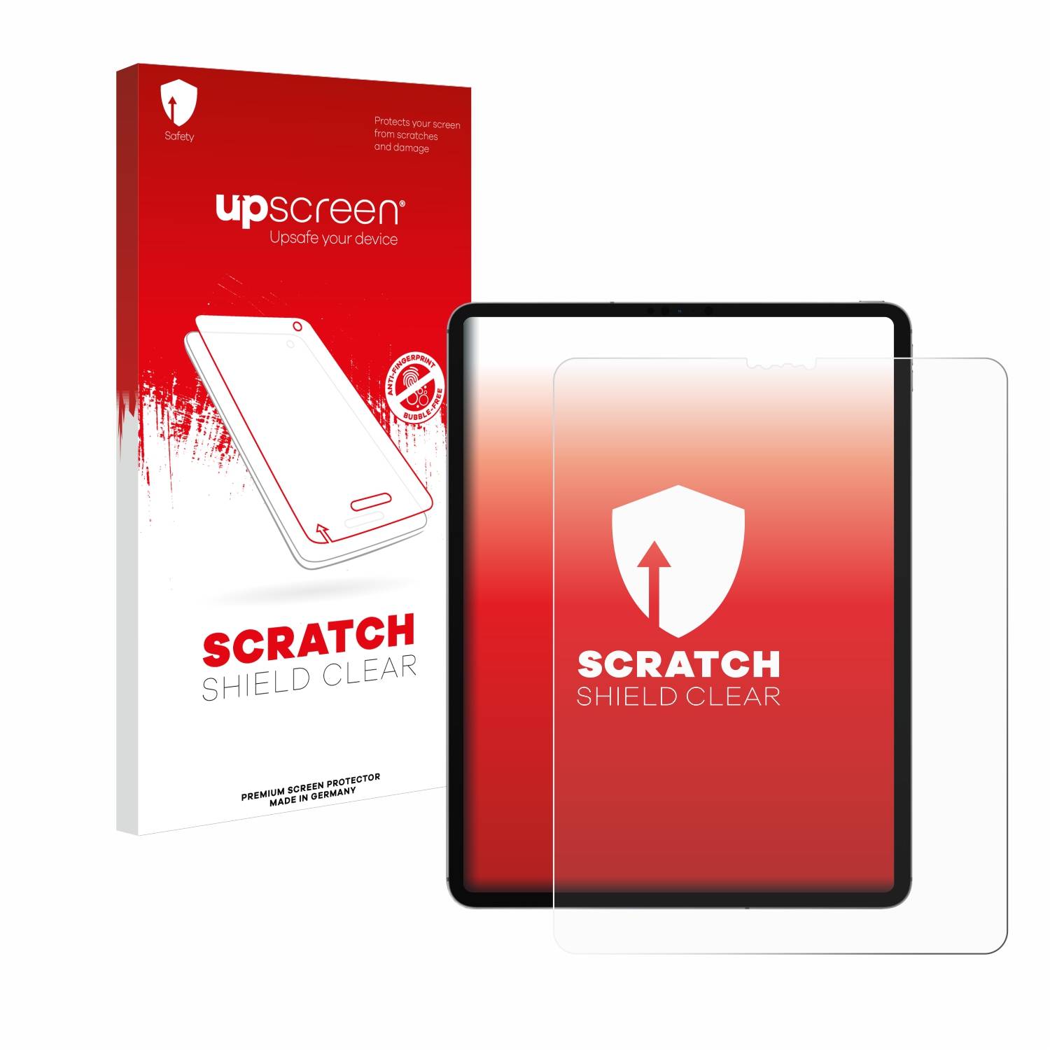 upscreen Scratch Shield Schutzfolie für Apple iPad Pro 12.9 WiFi Cellular 2021 (5. Gen.)