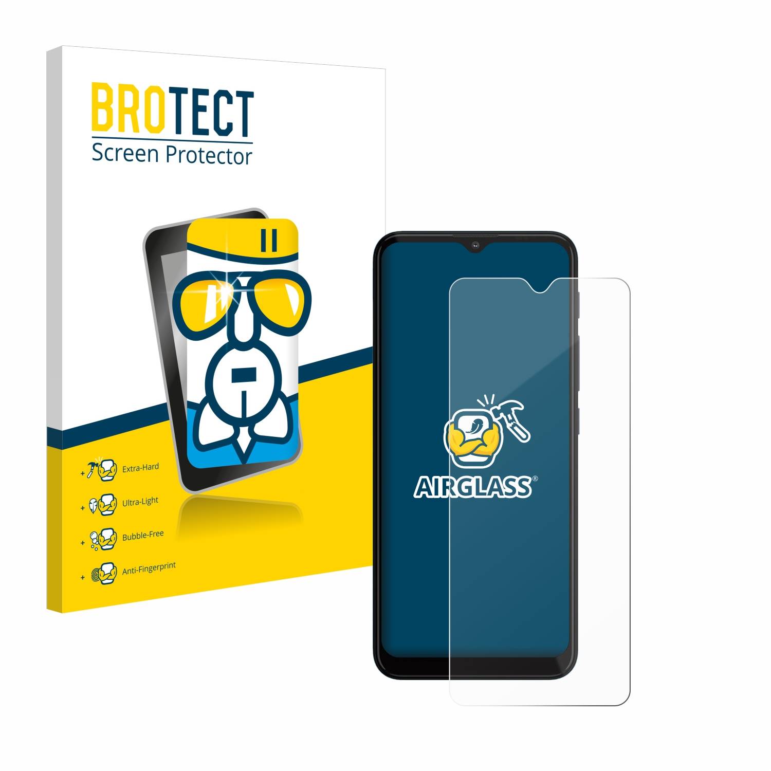 BROTECT AirGlass Glas Panzer-Folie für Motorola Moto G20 - Schutzglas