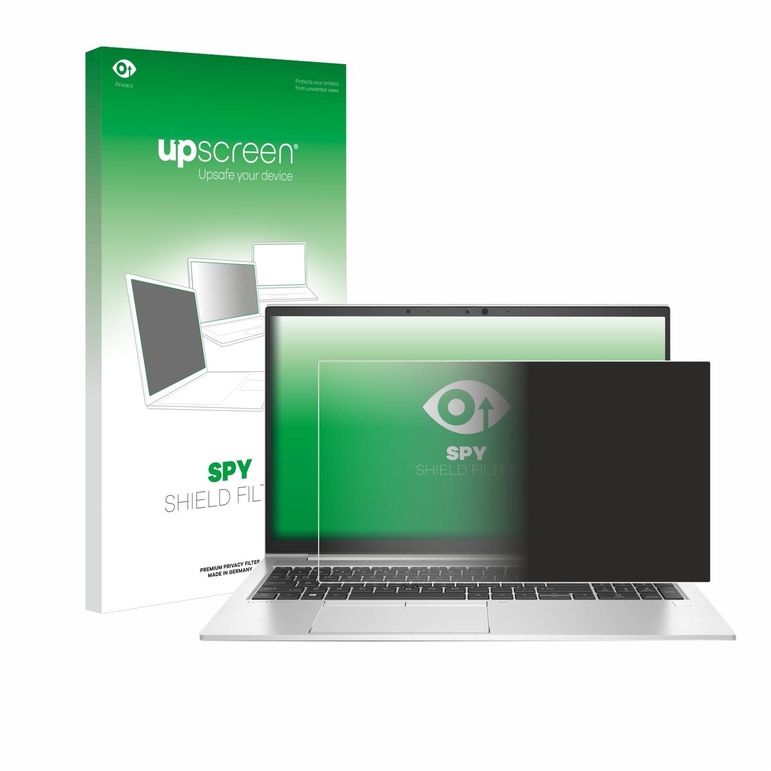 upscreen Blickschutzfilter für HP EliteBook 850 G7 Blaulichtfilter Sichtschutz Privacy Anti Spy abnehmbar