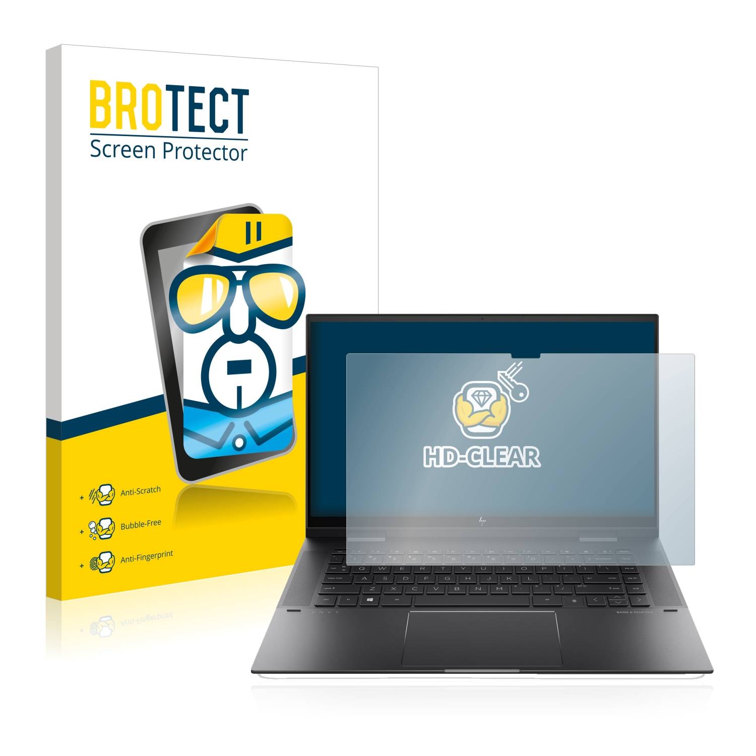 BROTECT Displayschutz-Folie für HP Envy x360 (15-eX) (359 mm x 228.2 mm)