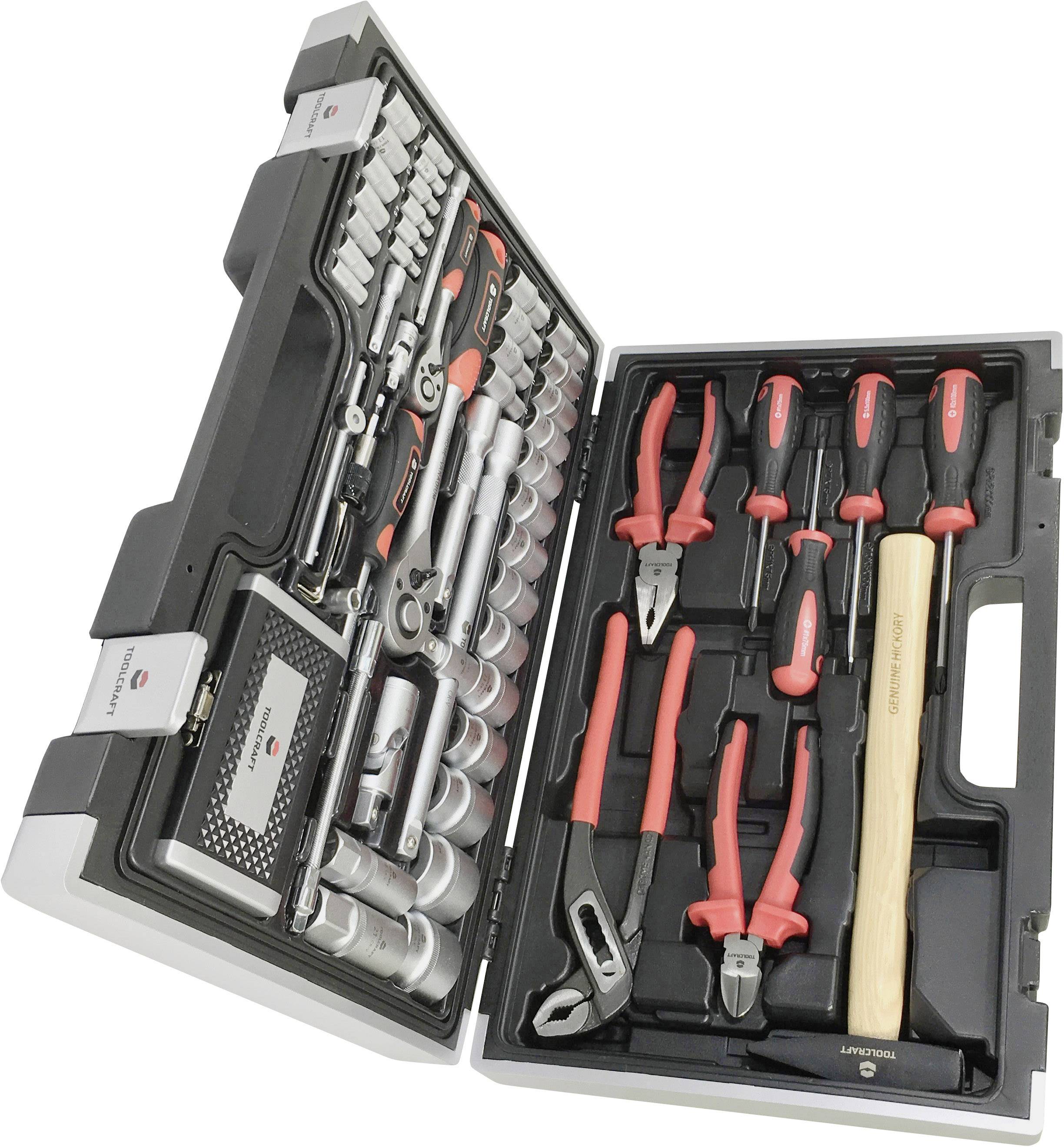 TOOLCRAFT HT03408 819444 Profi Werkzeugset im Koffer 109teilig