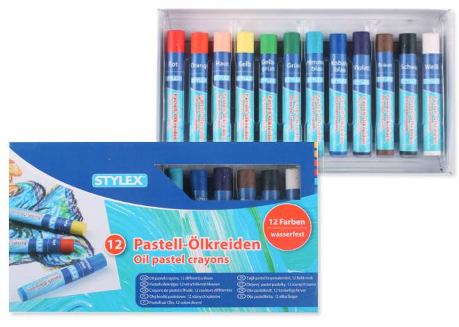 STYLEX 28654 - 12 Stück(e) - Schwarz - Blau - Braun - Grün - Hellblau - Hellgrün - Orange - Pink - Rot - Violett - Weiß - Gelb - Blau - Rund - 1