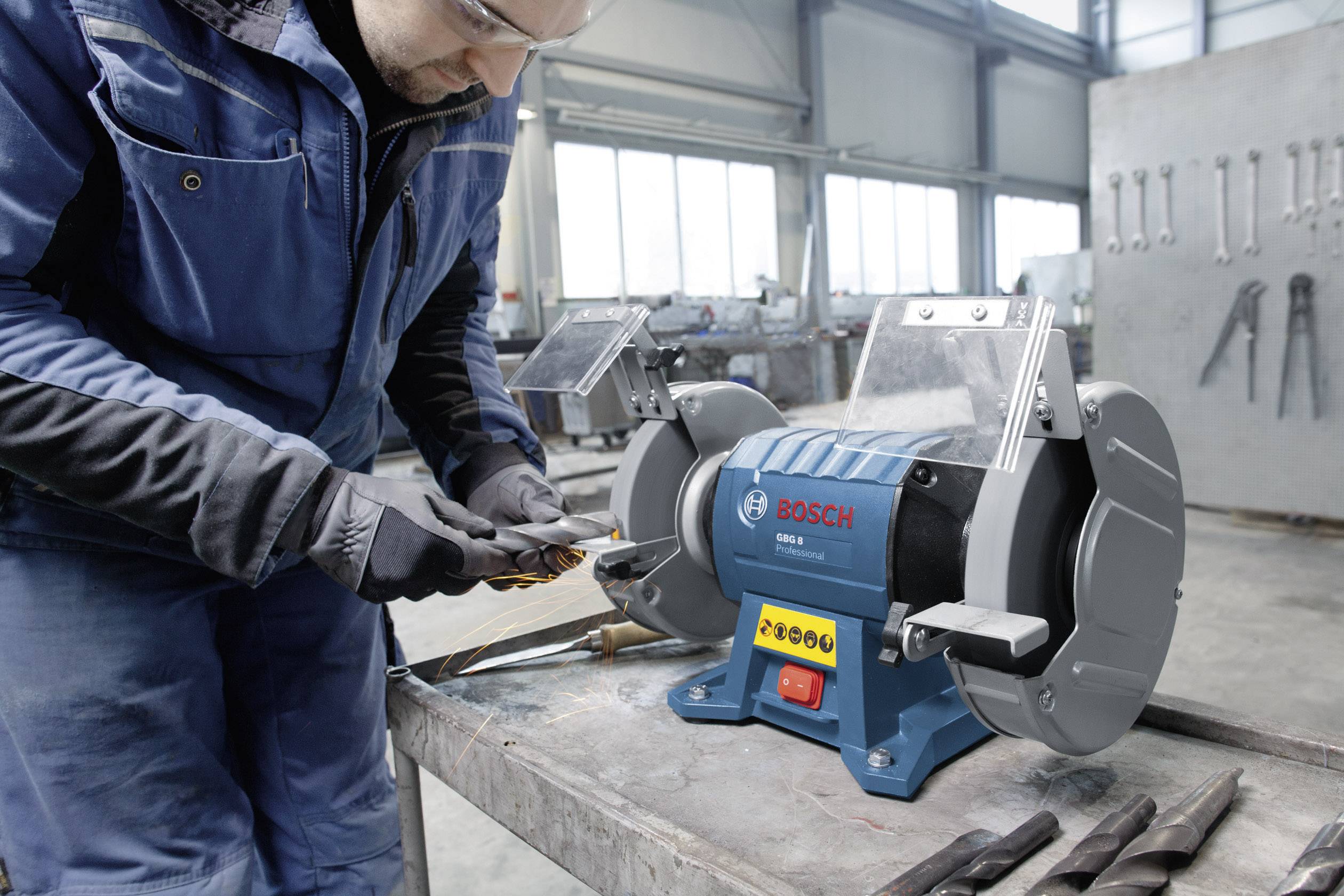 Bosch GBG 8 Professional Doppelschleifmaschine 600 W