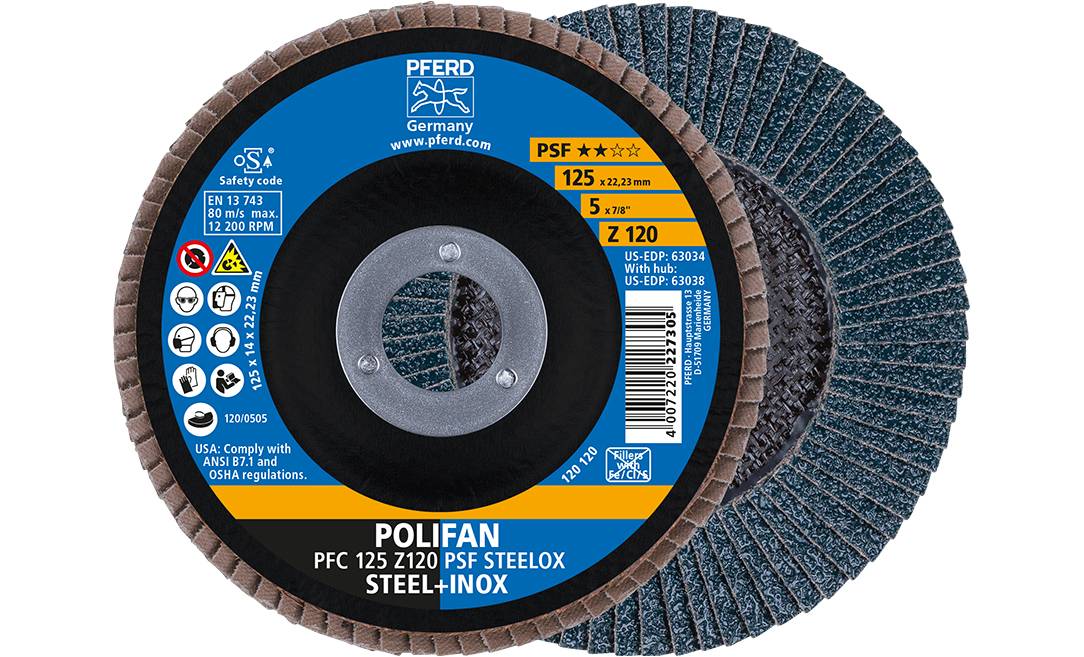 67769125 POLIFAN-Faecherscheibe Universal-Linie PSF 125 mm