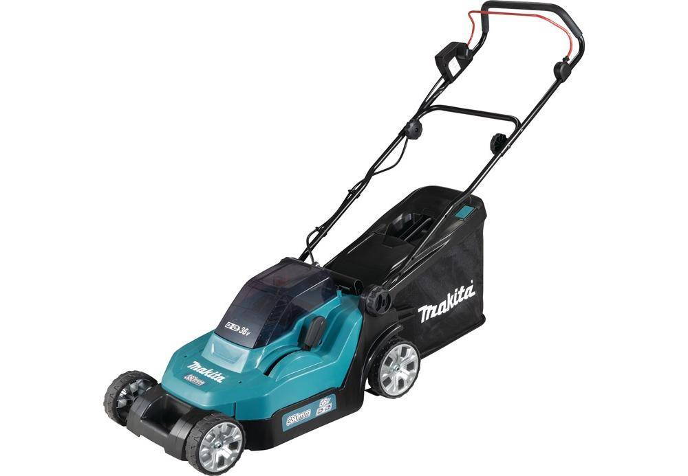Makita Akku Rasenmäher inkl. Akku, inkl. 2. Akku 18 V Schnittbreite (max.) 380 mm