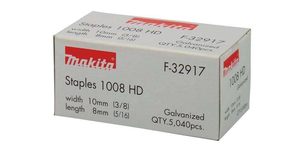 makita Klammer F-32917 L.8mm B.10,55mm galvanisiert Draht 0,6x1,2mm