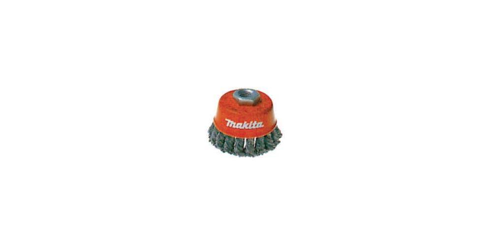 makita Topfbürste P-04472 D.100mm gezopft Stahldraht 0,5mm Gewinde M14