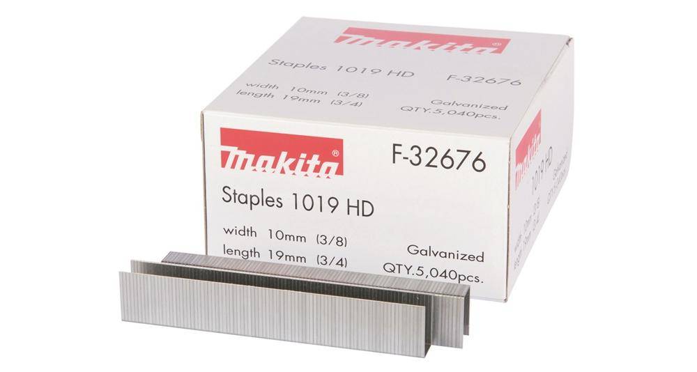 makita Klammer F-32676 L.19mm B.10,55mm galvanisiert Draht 0,6x1,2mm