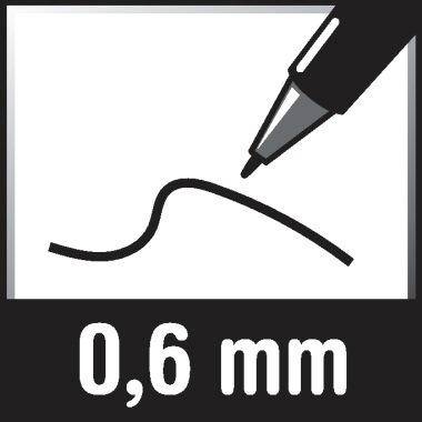 edding Fineliner 88 office liner F 4-88001 0,6mm schwarz