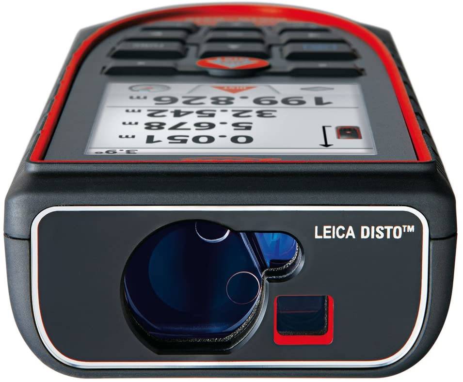 Leica Disto D510 Paket Laser Entfernungsmesser mit Zielsucher, IP65, BT und 360° Neigungssensor