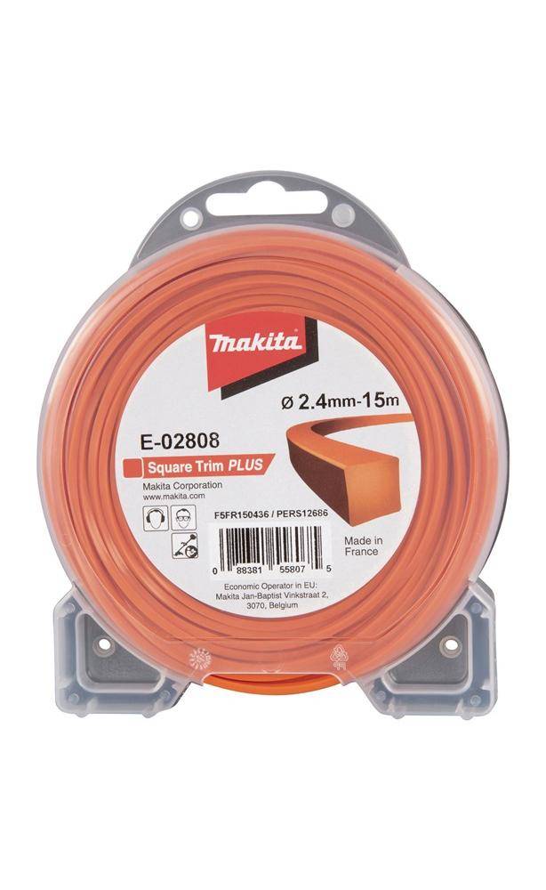 makita Mähfaden E-02808 2,4mm 15m 4kant