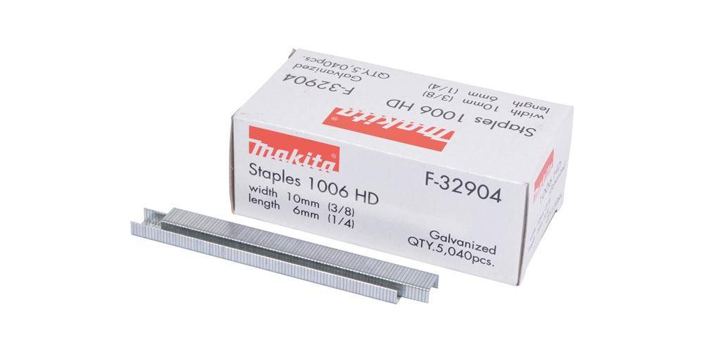 makita Klammer F-32904 L.6mm B.10,55mm galvanisiert Draht 0,6x1,2mm