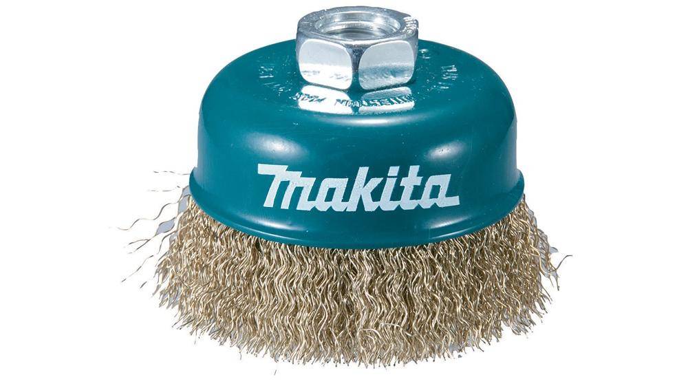 Makita - Drahttopfbürste - für Holz, Metall, Farbe, Rost, Schweißkanten