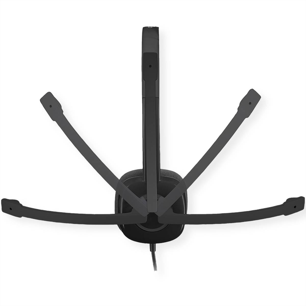 Logitech H151 Computer On Ear Headset kabelgebunden Stereo Schwarz Mikrofon-Rauschunterdrückung, Noise Cancelling Lautstärkeregelung, Mikrofon-Stum
