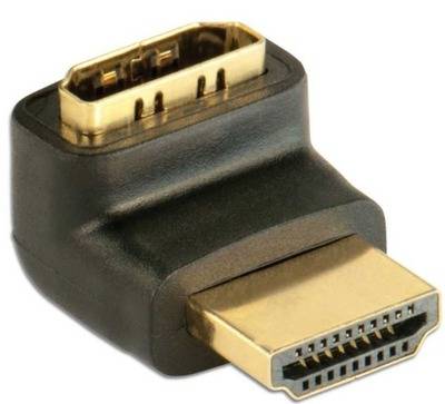 HDMI Adapter Stecker/Buchse 90° -- Multimedia Video-Komponenten TV,