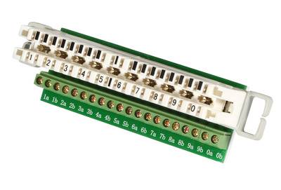 EFB ELEKTRONIK - Adapter Trennleiste 10DA / LSA Schraubklemme