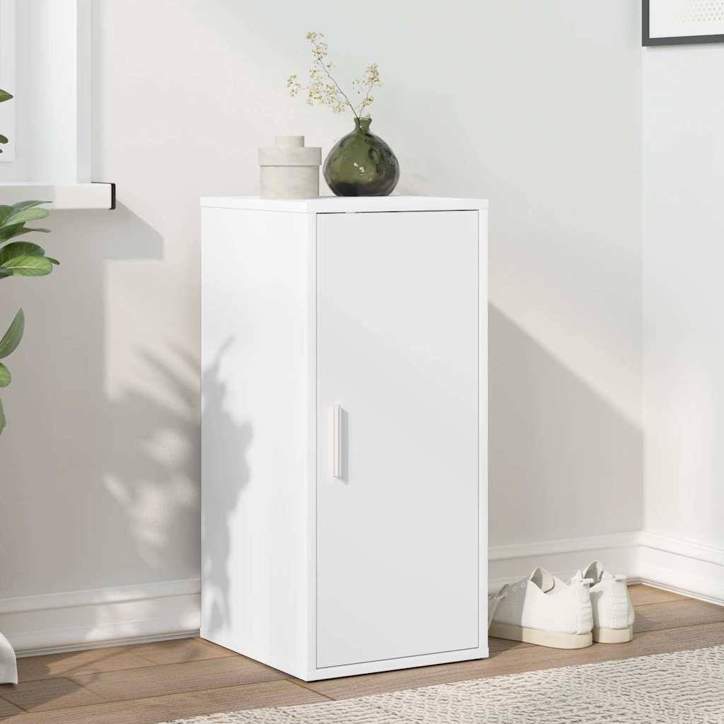 vidaXL Schuhschrank Weiß 32x35x70 cm Holzwerkstoff
