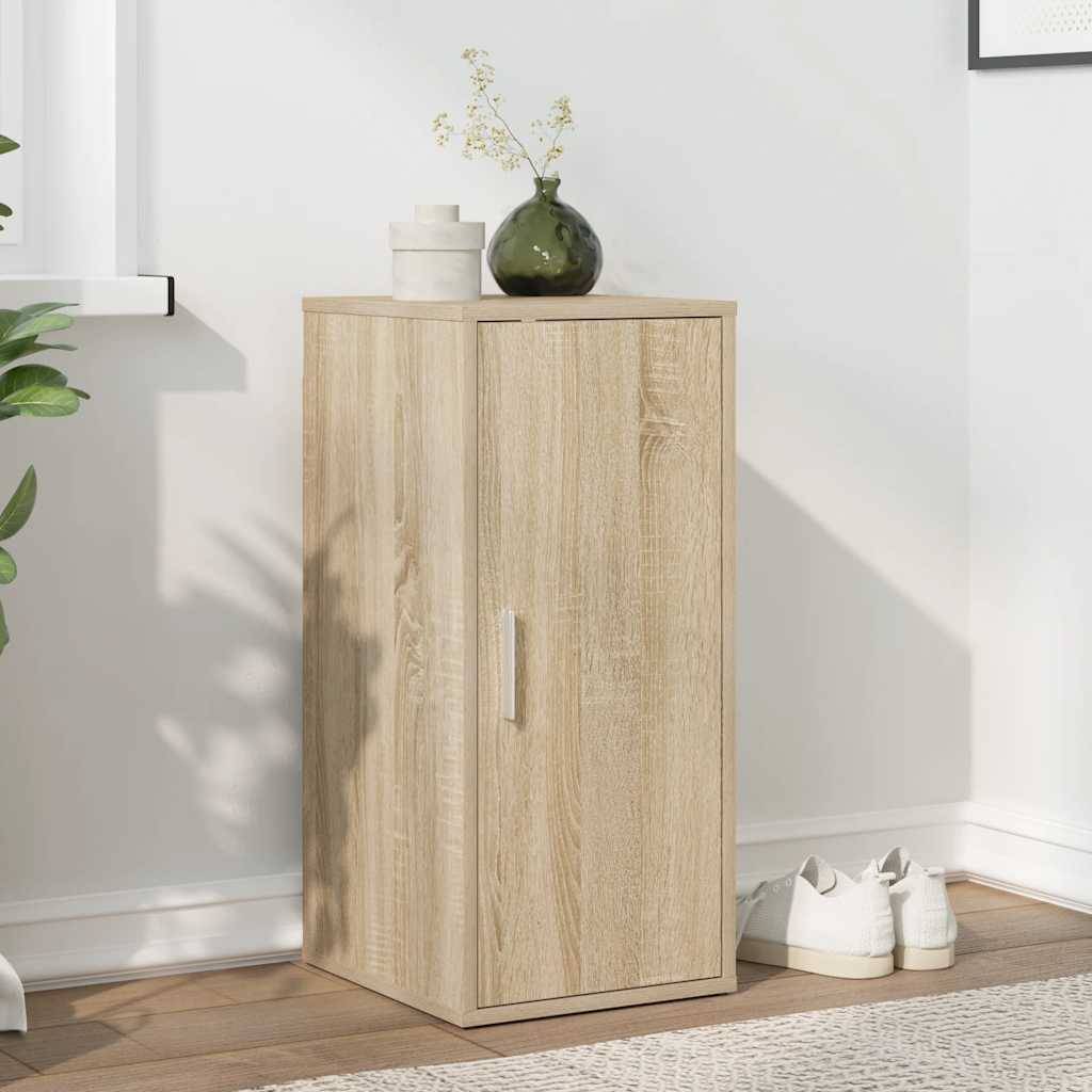 vidaXL Schuhschrank Sonoma-Eiche 32x35x70 cm Holzwerkstoff