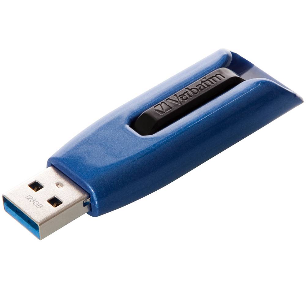 Verbatim V3 Max USB-Stick 128 GB Blau 49808 USB 3.2 Gen 1 (USB 3.0)