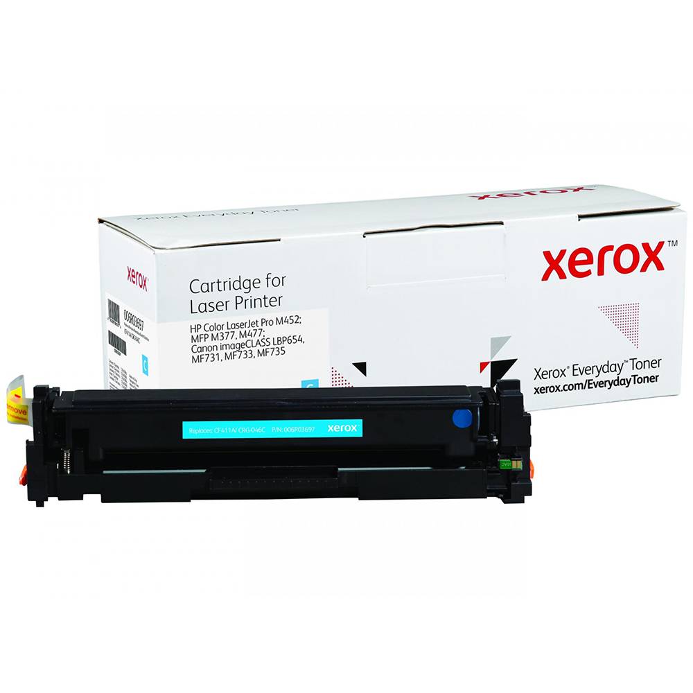 Xerox Toner ersetzt HP, Canon 410A, CF411A, CRG-046C Kompatibel Cyan 2300 Seiten Everyday™ Toner 006R03697
