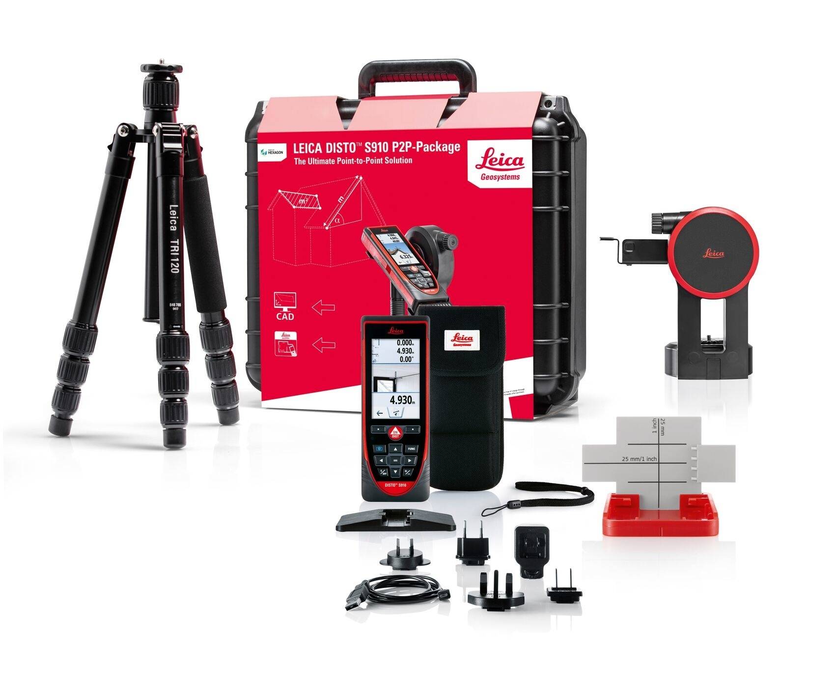 Leica Disto S910 P2P Set Laserdistanzmesser mit 3D Messtechnik