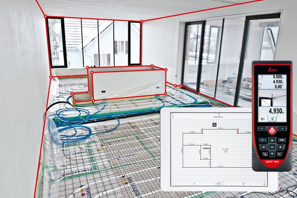 Leica Disto S910 P2P Set Laserdistanzmesser mit 3D Messtechnik