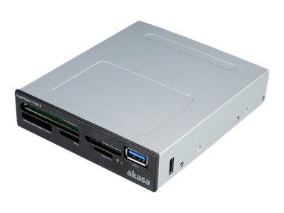 Akasa - Kartenleser - 8,9 cm (3,5 Zoll) (Multi-Format) - USB 3.0