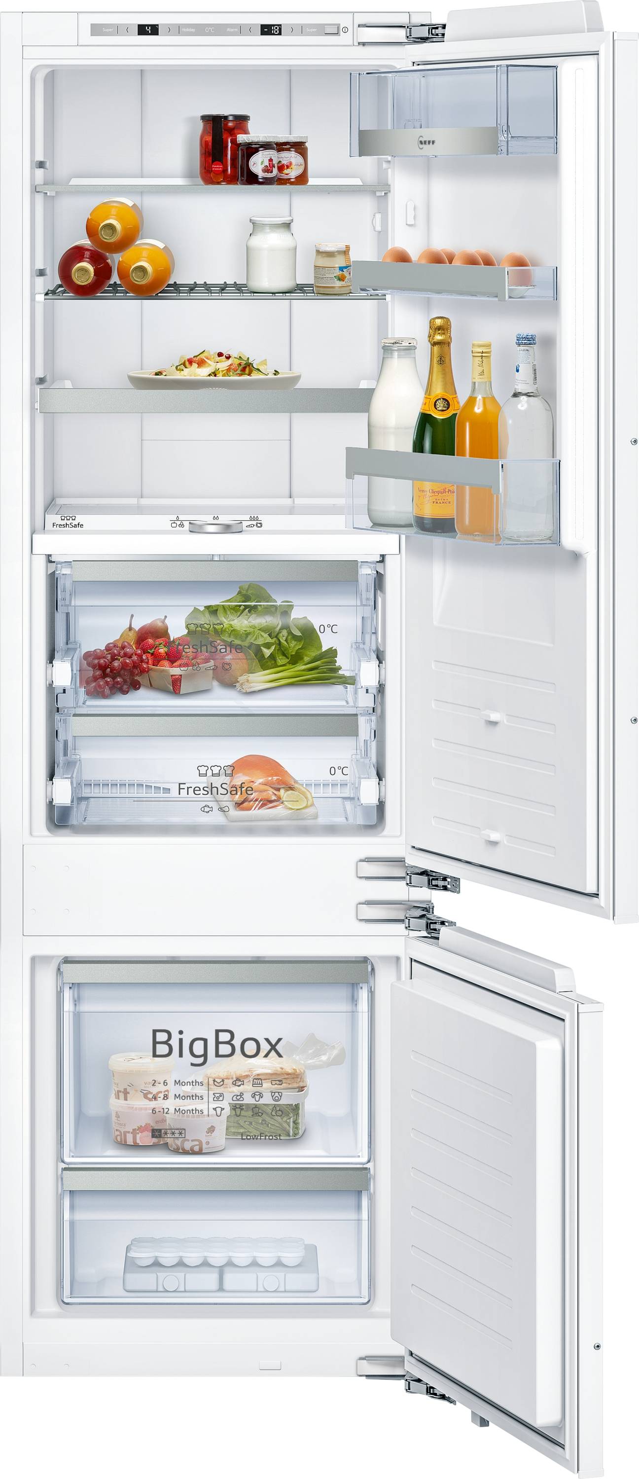 Constructa-Neff EB-Kühl/Gefrierkombi 238l,FreshSafe KI8878FE0