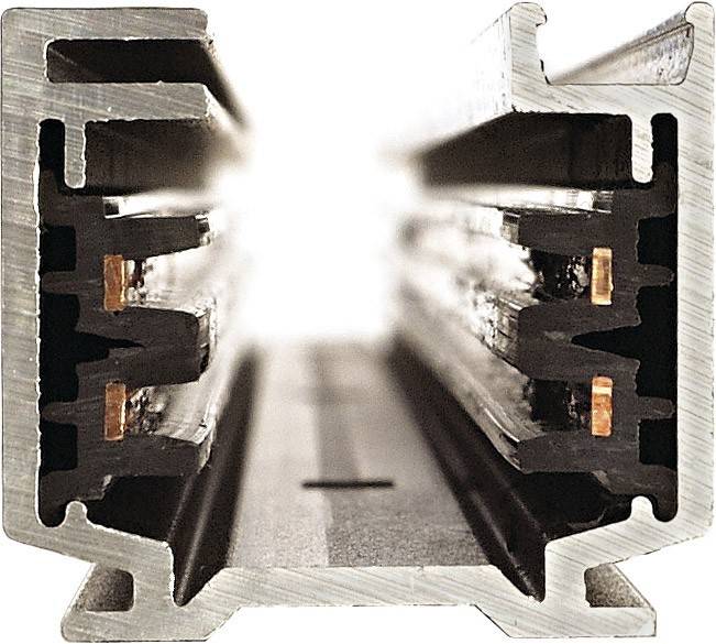 Eutrac 145200 Hochvolt-Schienensystem-Komponente Schiene Contactrail Schwarz