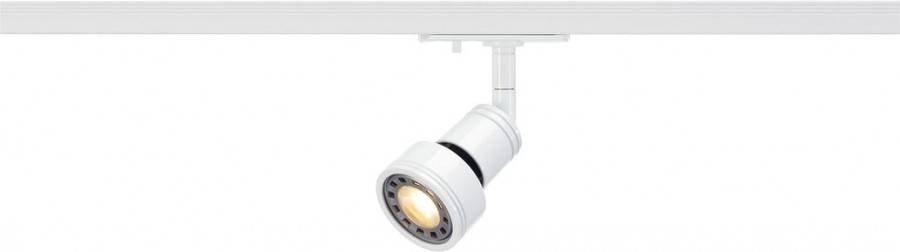 SLV Puri 143391 Hochvolt-Schienensystem-Leuchte 1phasig GU10 50 W Halogen Weiß