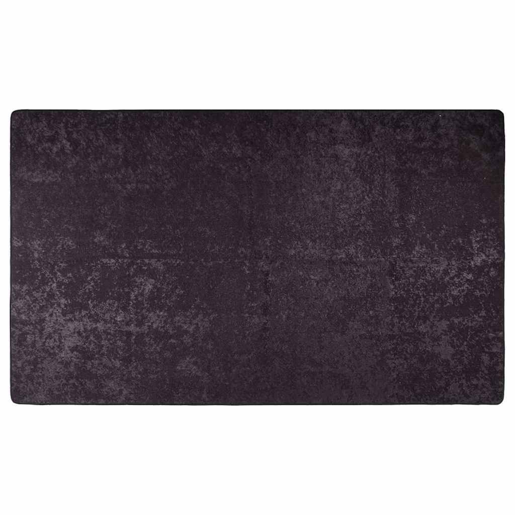vidaXL Teppich Waschbar Anthrazit 120x180 cm Rutschfest