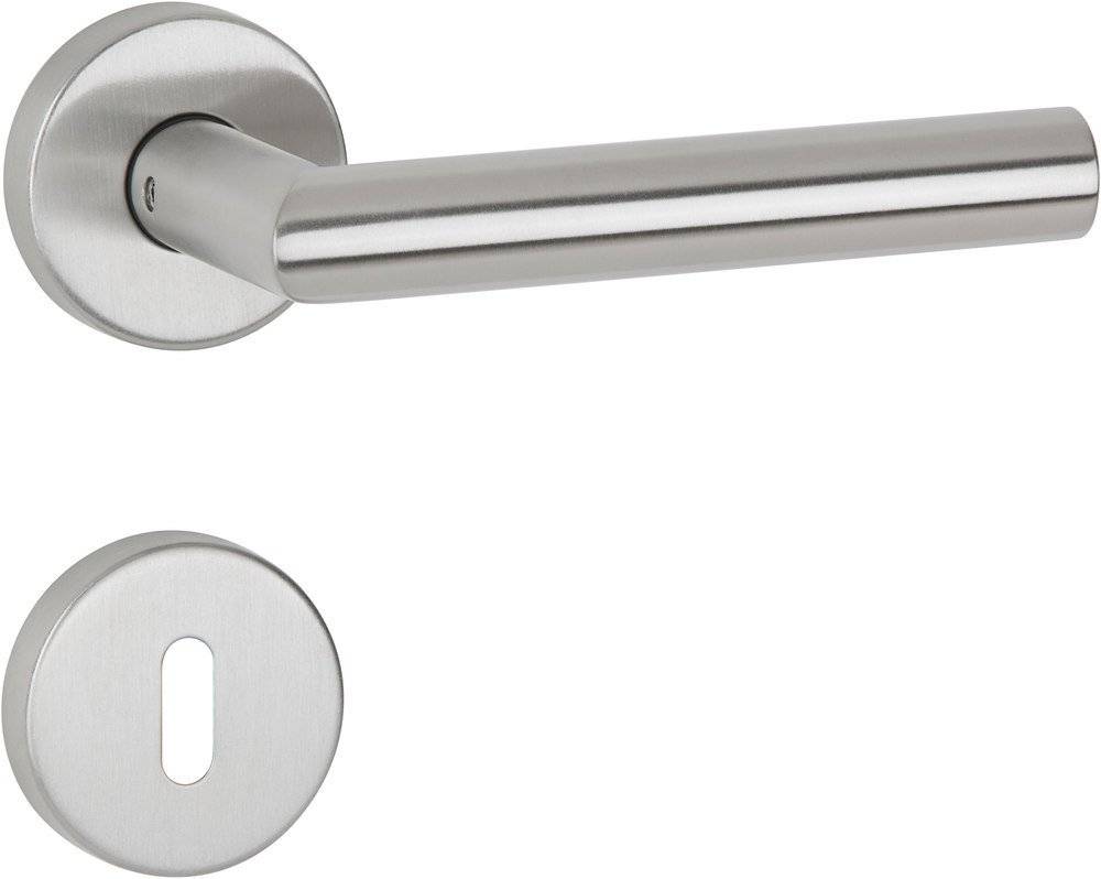 HERMAT Drückergarnitur 1802/2036.K,Ros.,rd.,BB,8,ER,TS 38-42