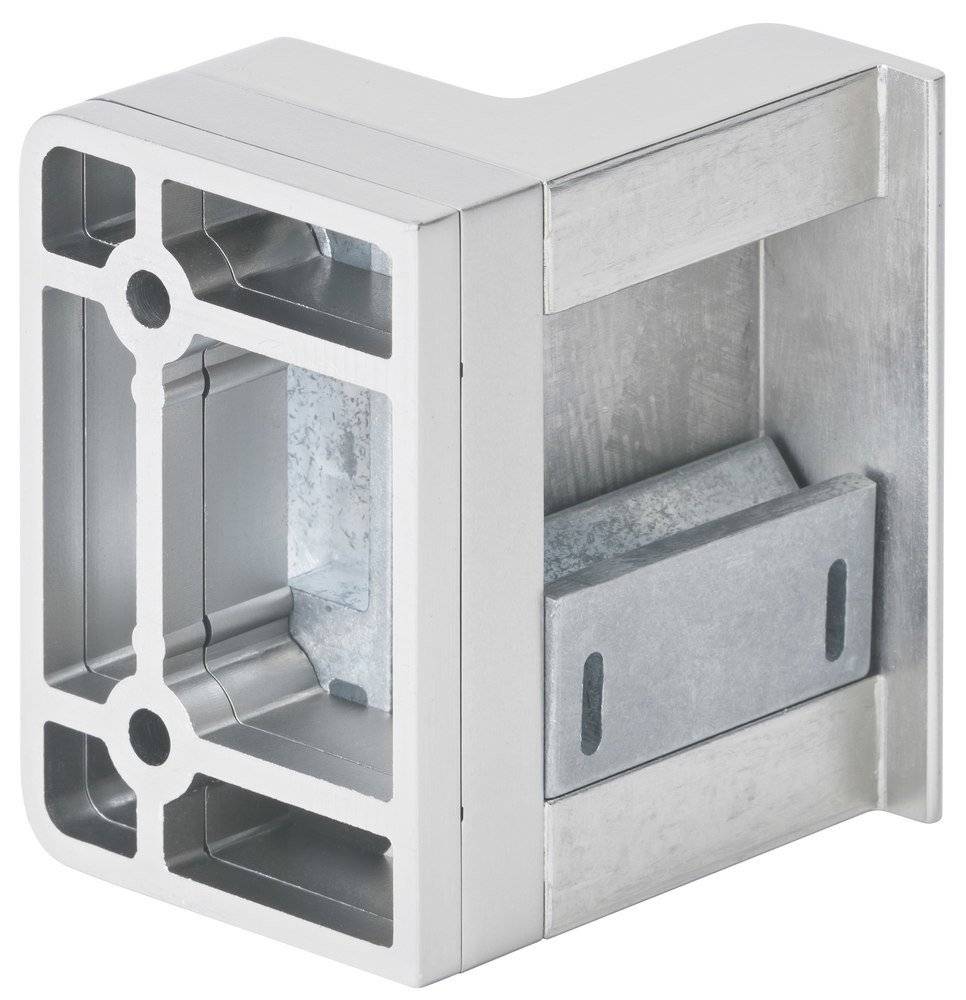 HERMAT Ganzglas Gegenkasten 6907.GKG, DL-R, edelstahloptik eloxiert