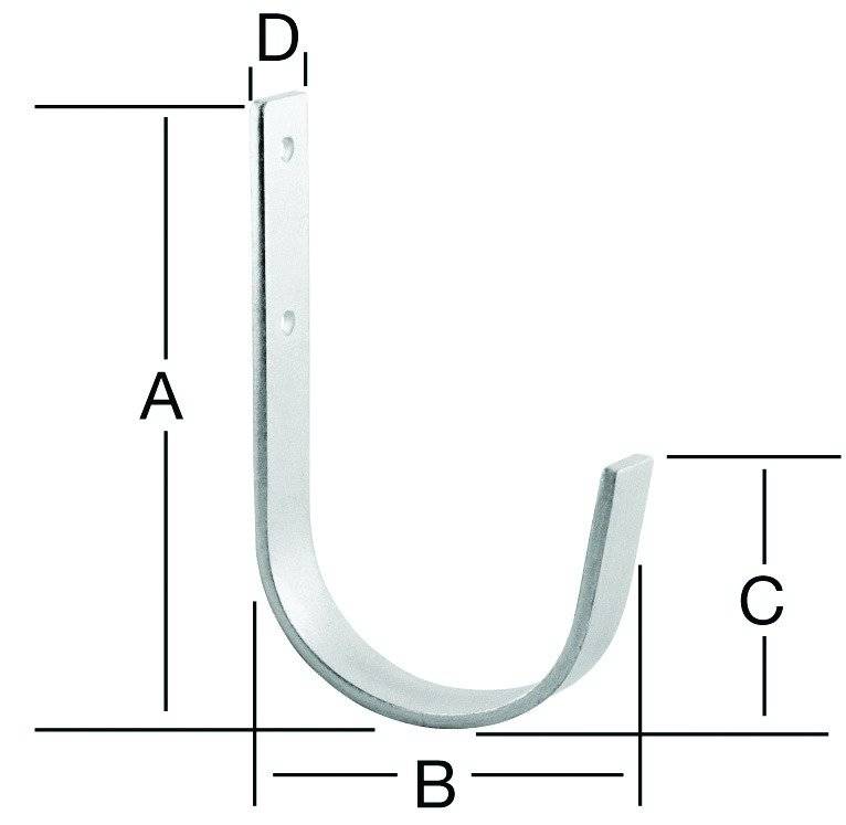 Vormann Hängs dran Universalhaken 87X32X39X15 verzinkt