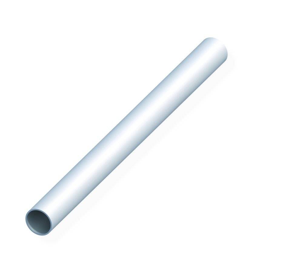 Vormann Alu-Profil Rundrohr 12x1 mm silber elox. 1000 mm lang