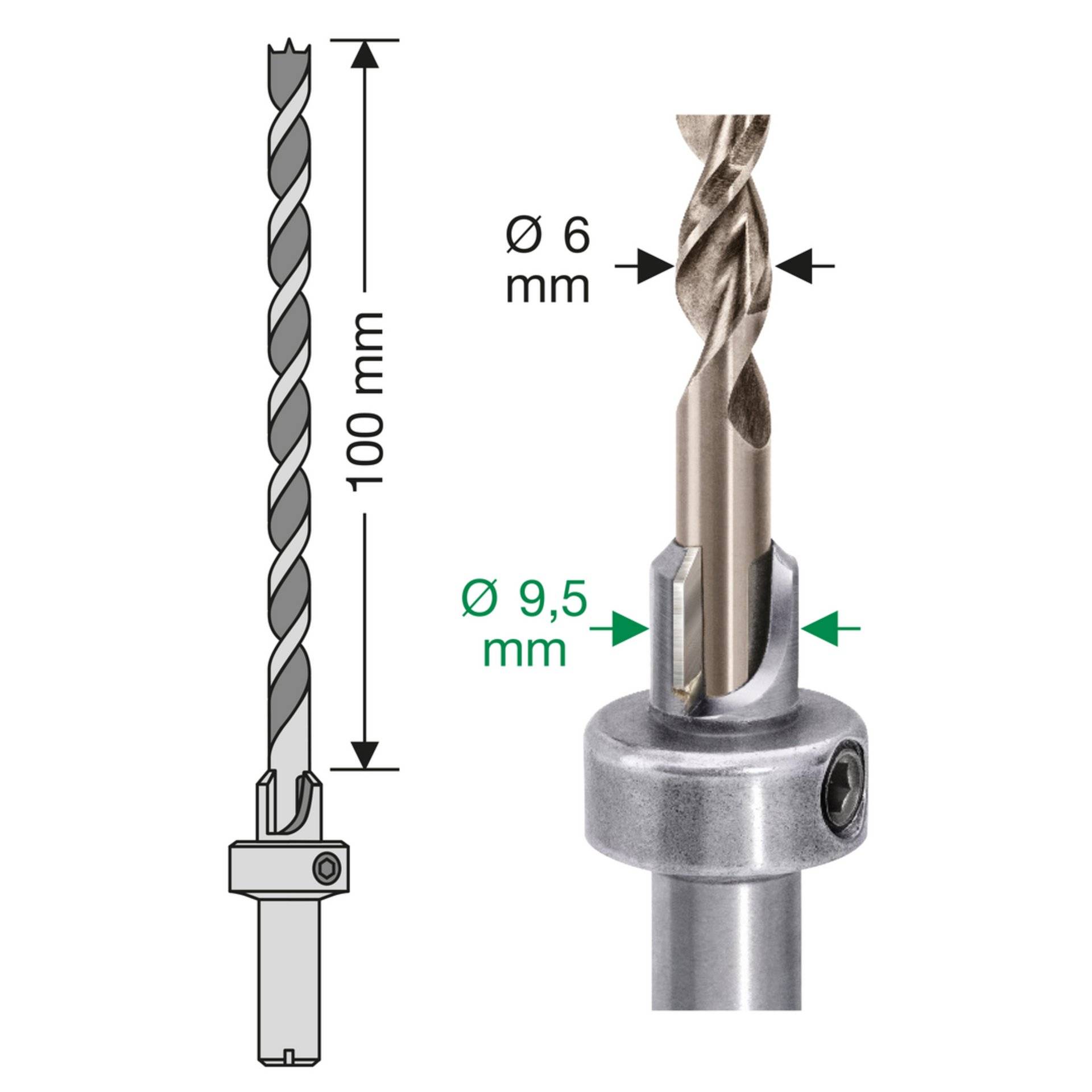 SPAX Bohrsenker step drill 6 mm, 1 Stück