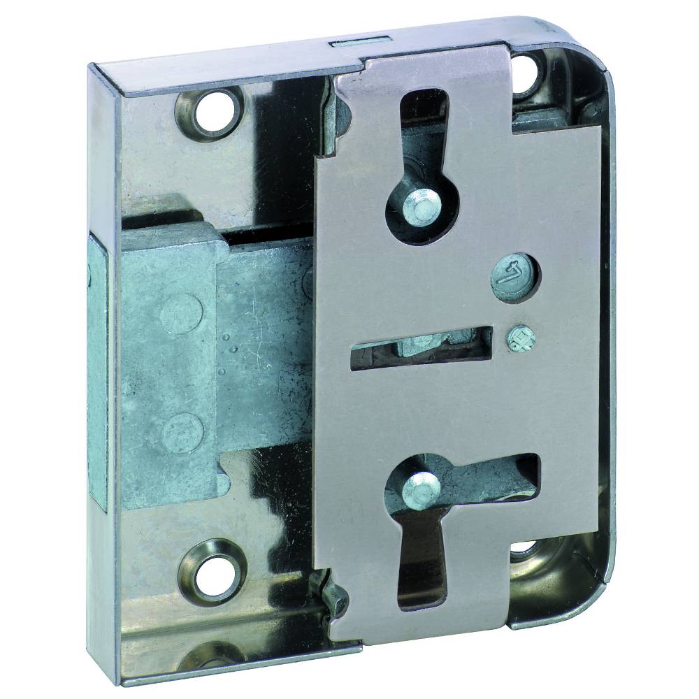 Junie Möbelkastenschloss 0772 vernickelt 40 mm Dorn