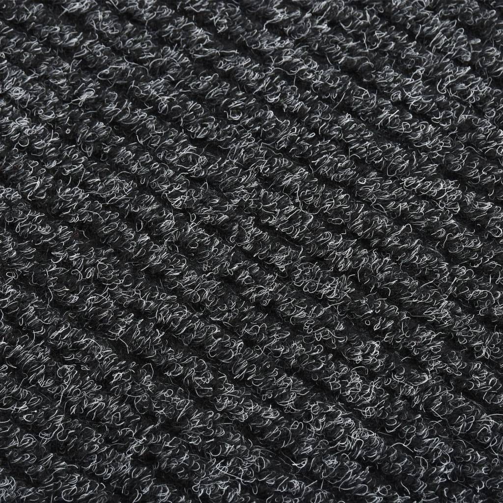 vidaXL Schmutzfangläufer 100x150 cm Anthrazit