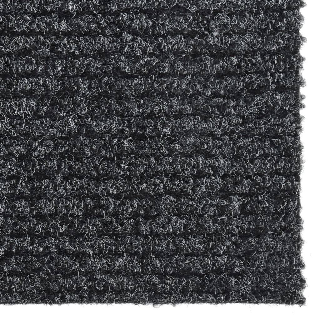 vidaXL Schmutzfangläufer 100x450 cm Anthrazit