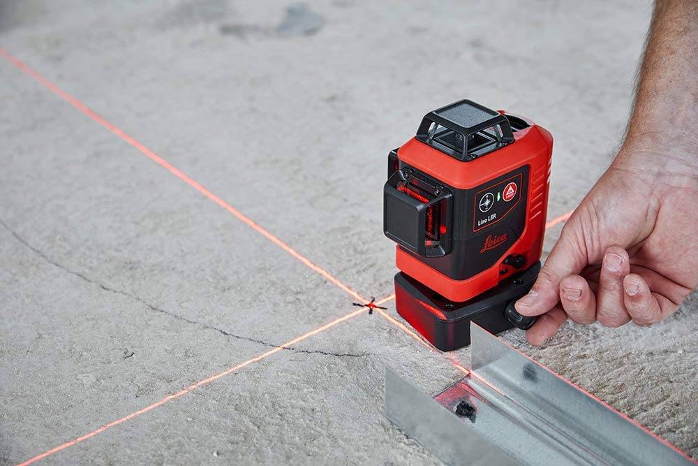 Leica Lino L6Rs roter 3 x 360 Linienlaser mit Triple Power Concept