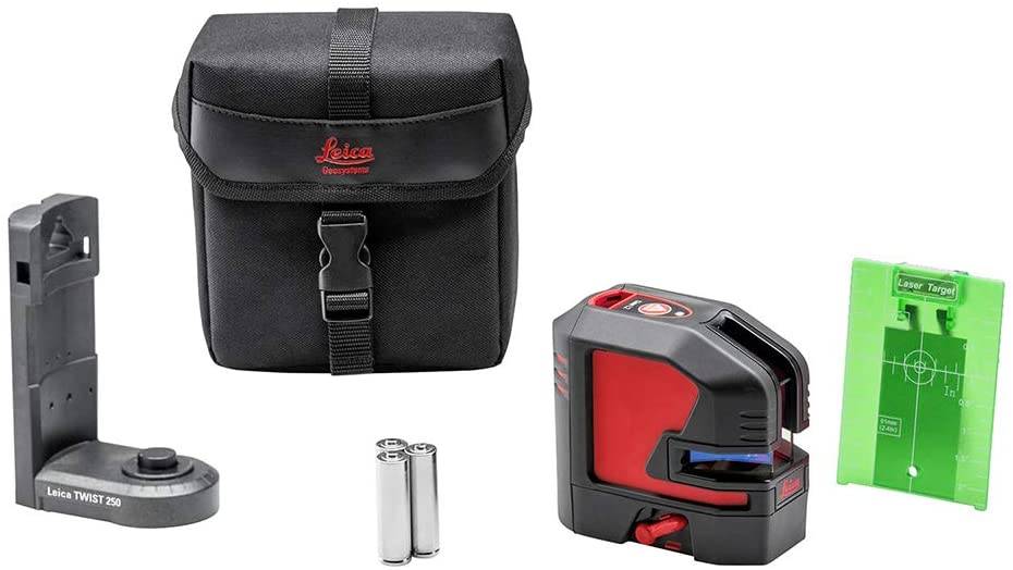 Leica Lino L2Gs - grüner Kreuzlinienlaser mit magnetischem Adapter TWIST 250 und Etui