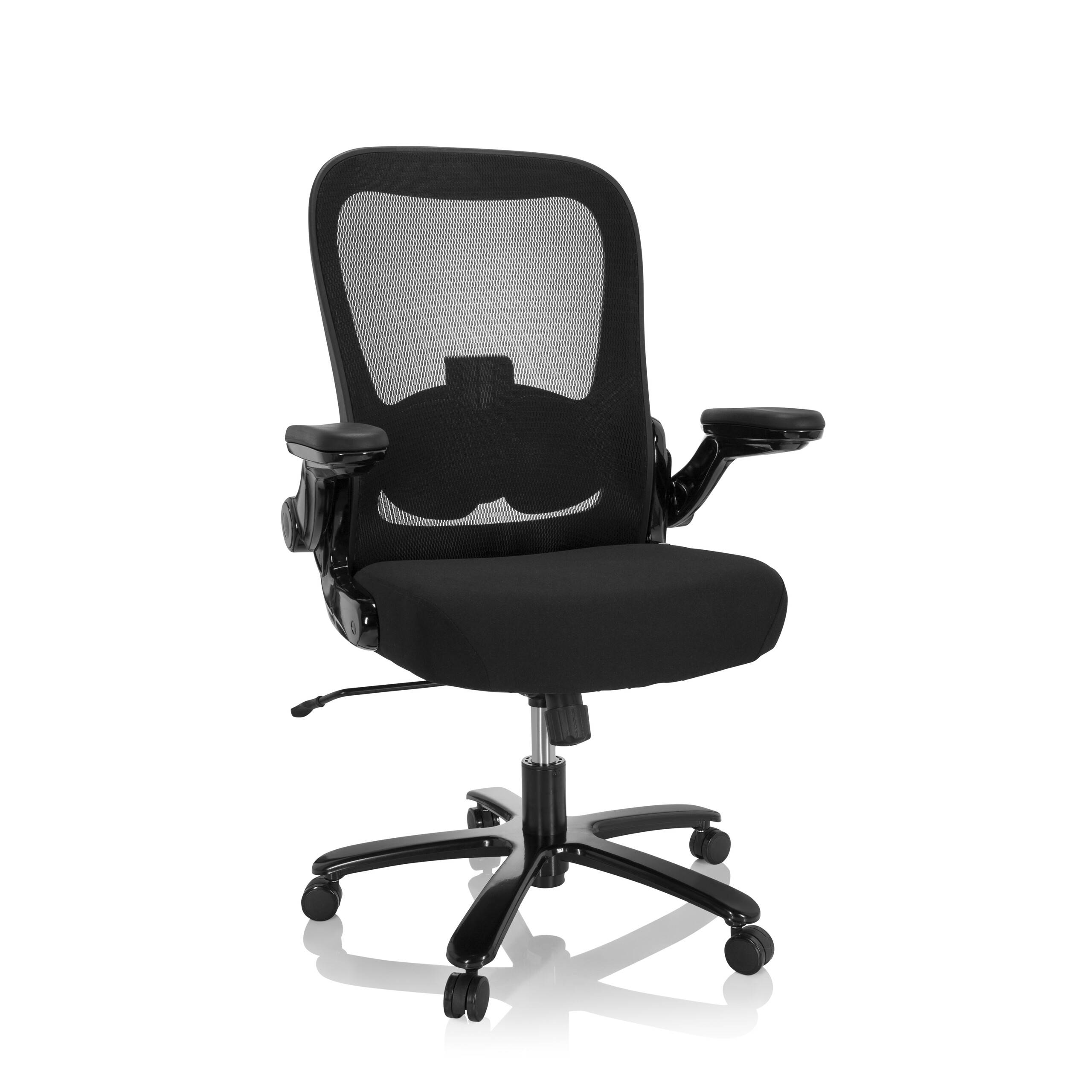 Schwerlaststuhl Bürostuhl INSTRUCTOR SW I - XXL Netzstoff Stoff schwarz hjh OFFICE