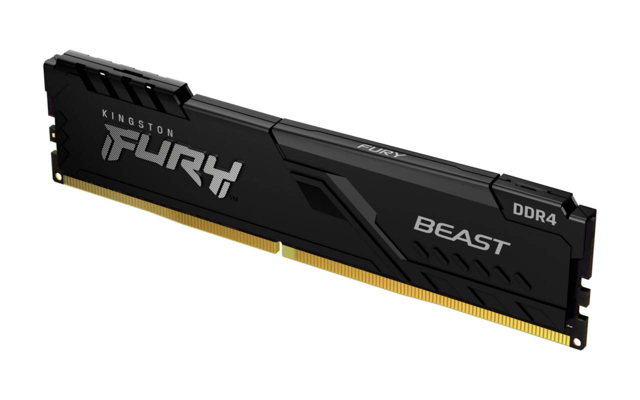 Kingston FURY Beast PC-Arbeitsspeicher Modul DDR4 8 GB 1 x 8 GB Non-ECC 3200 MHz 288pin DIMM CL16 KF432C16BB/8