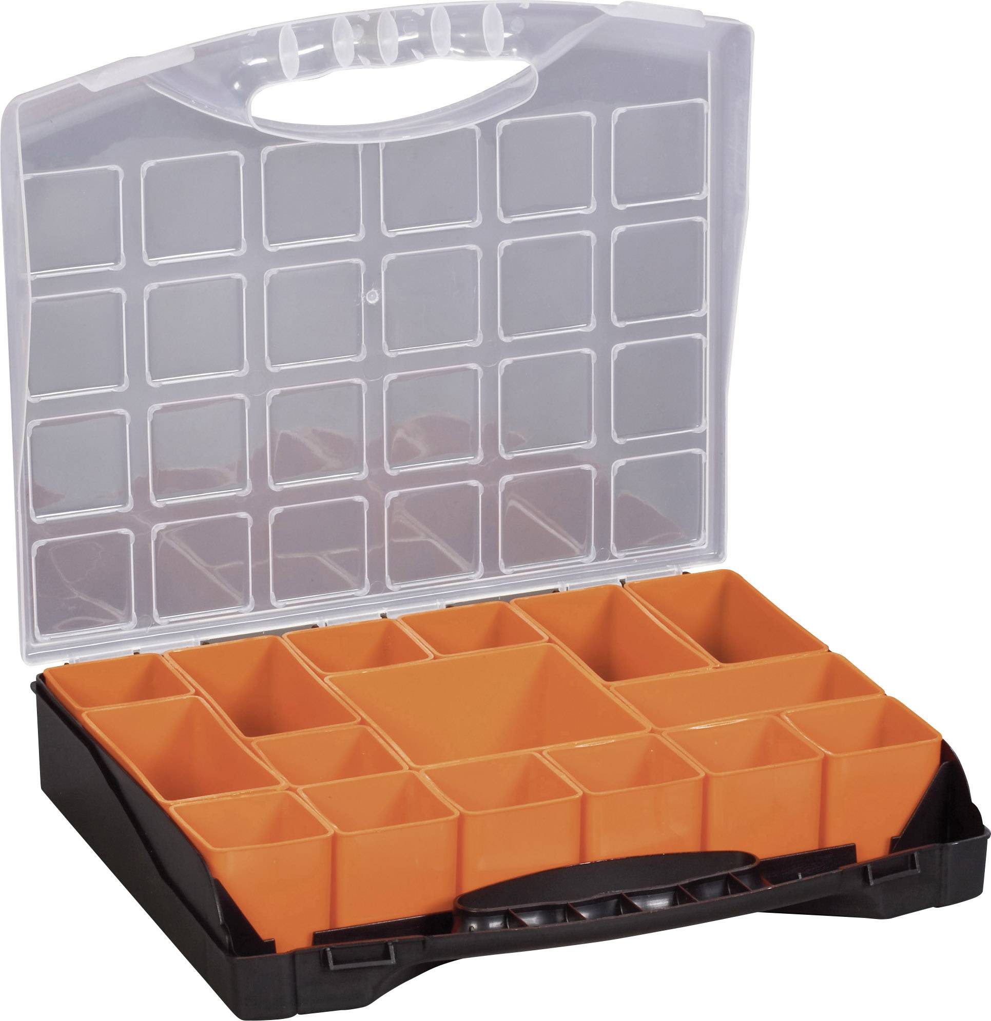 Alutec Sortimentskoffer-Set (L x B x H) 322 x 279 x 297 mm Anzahl Fächer: 16 variable Unterteilung