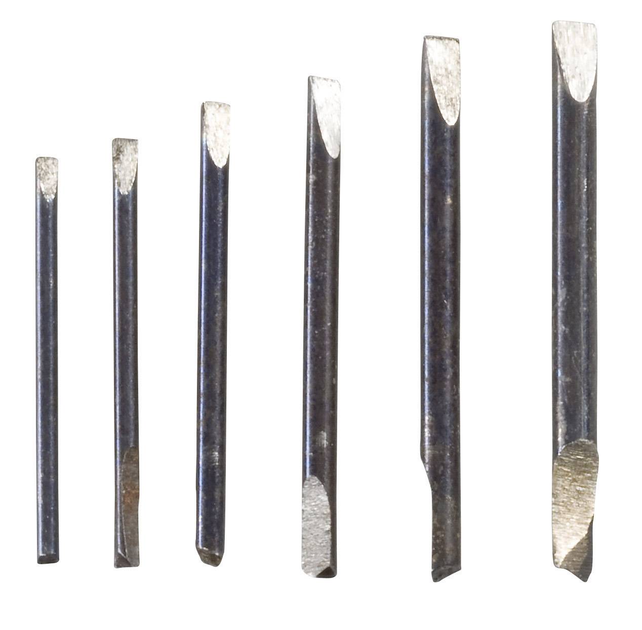 TOOLCRAFT 12-delig Uhrmacher-Schraubendreher-Satz 12teilig Klingenbreite: 0.8 mm, 1 mm, 1.2 mm, 1.4 mm, 1.6 mm, 1.8mm