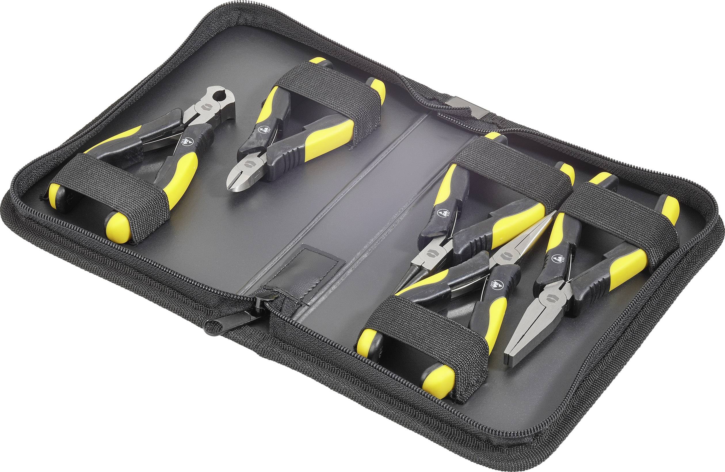 TOOLCRAFT 814608 ESD Zangen-Set 5teilig